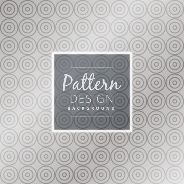 Gray circular seamless pattern