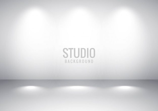 Gray empty room studio gradient