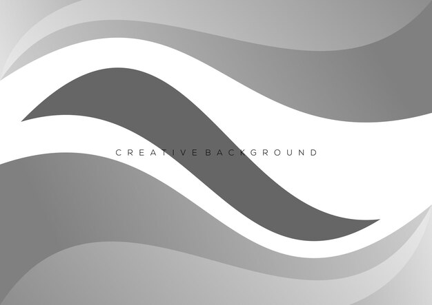 Gray gradient background design abstract wave