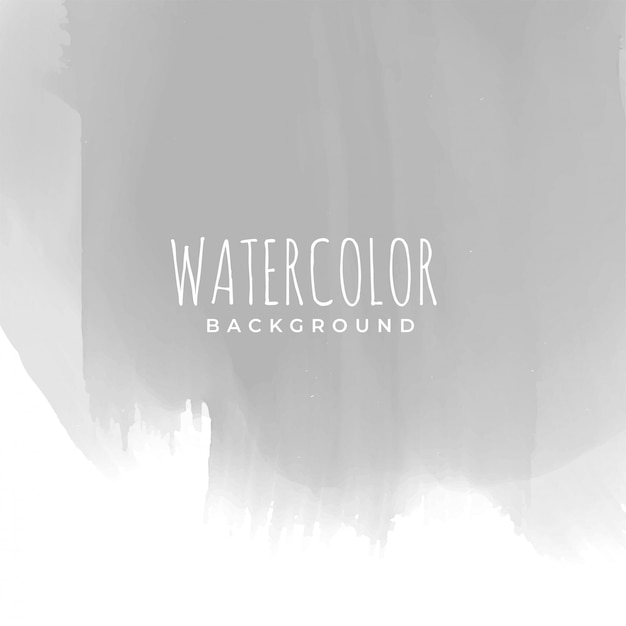 Free vector gray hand painted watercolor texture