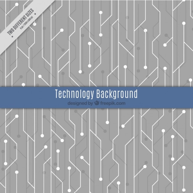 Free vector gray technology background