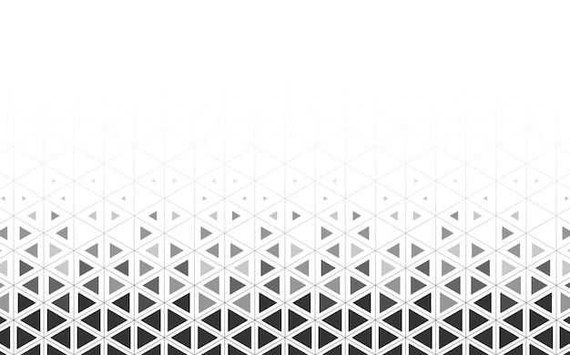 Free vector gray triangle patterned on white background