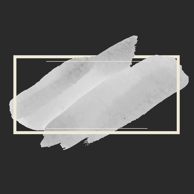 Free Vector gray watercolor banner design vector