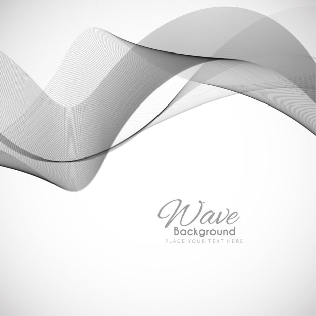 Free vector gray wavy background