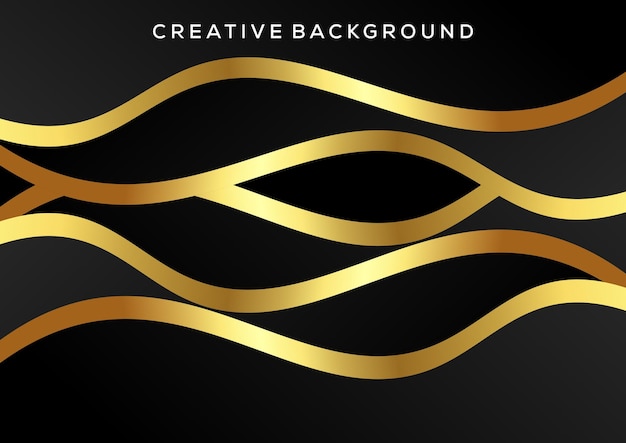 Free vector gray with luxury wave background