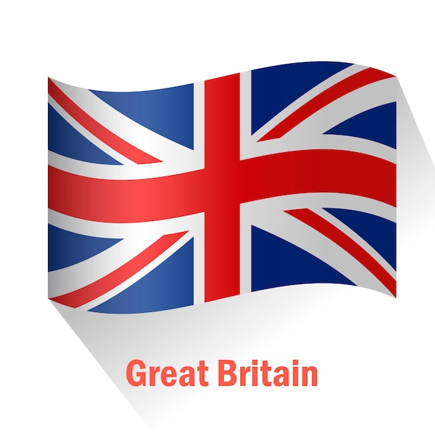 偉大な英国の旗の背景