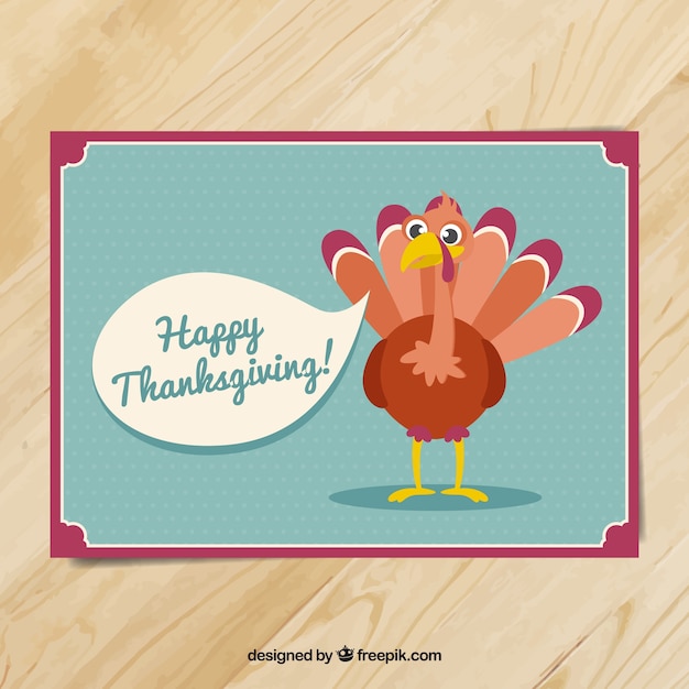 Great card for thanksgiving with a nice turkey