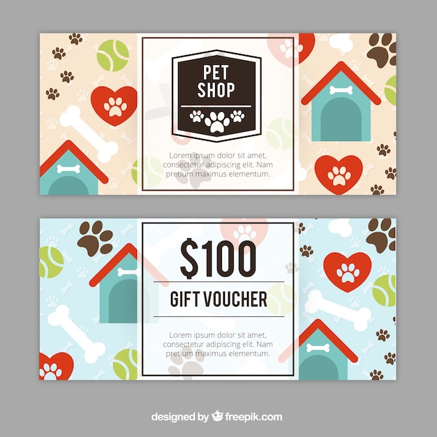 Great gift coupons with kennels