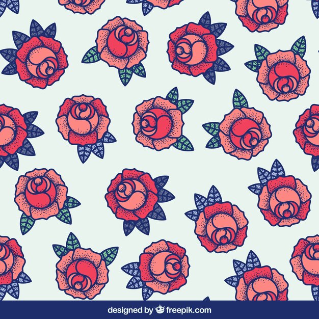 Great pattern of roses