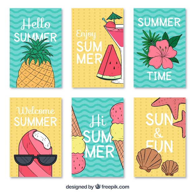 Great summer cards with variety of designs