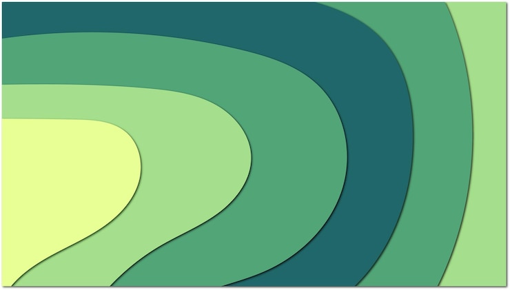 Free Vector green abstract background vector template