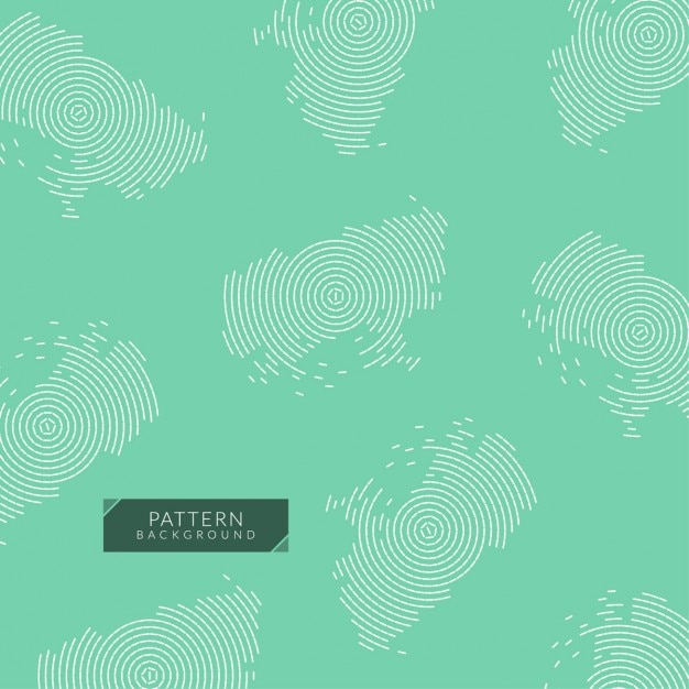 Free vector green abstract background with circular shapes