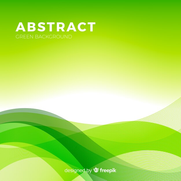 Green abstract background with modern style