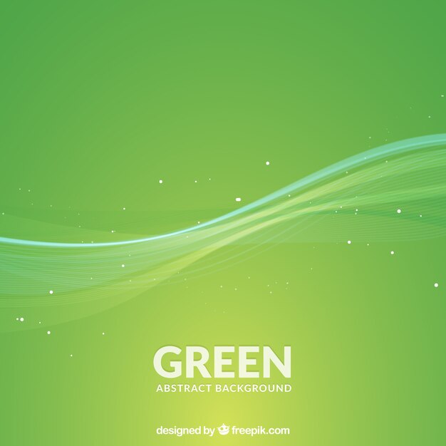 Free Vector green abstract background
