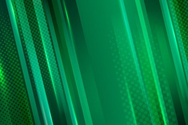 Green abstract geometric background