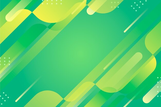 Green abstract geometric background