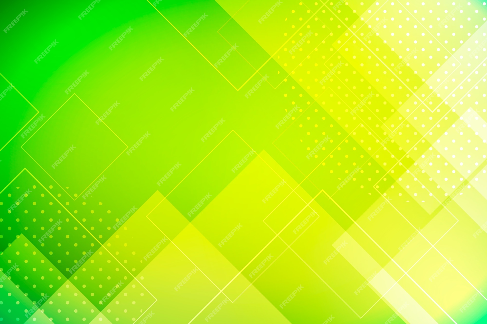 Free Vector | Green abstract geometric background