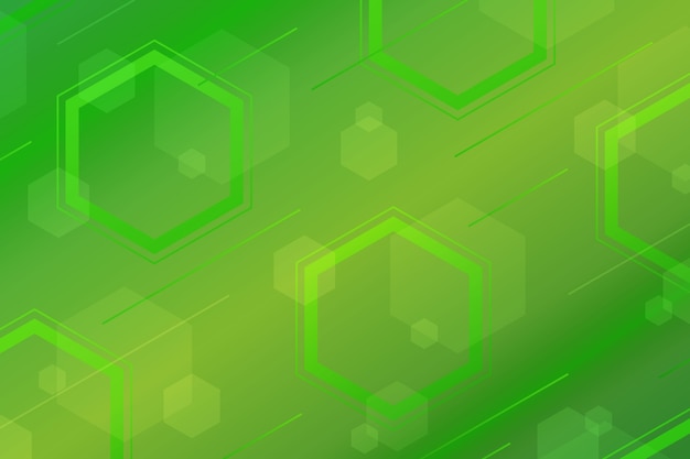 Green abstract geometric background