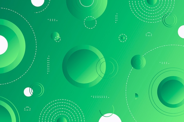 Free vector green abstract geometric wallpaper