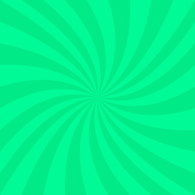 녹색 추상적 인 나선 배경-회전 광선에서 벡터 디자인
