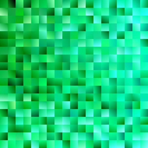 Green abstract square background