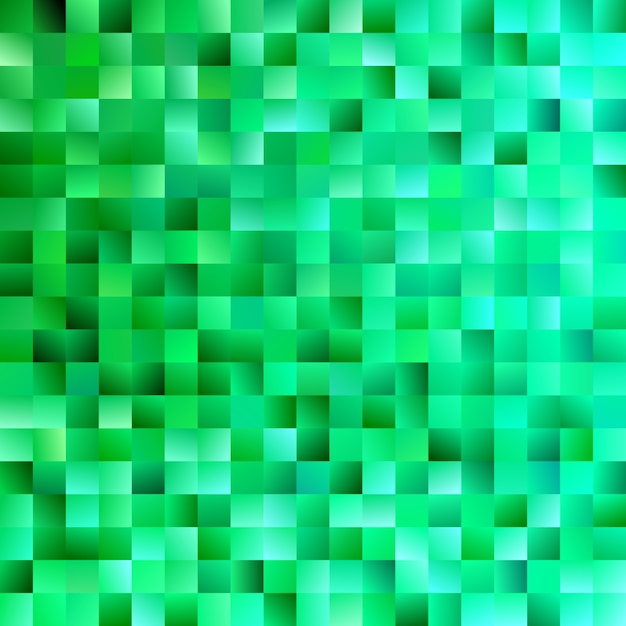 緑の抽象的な正方形の背景