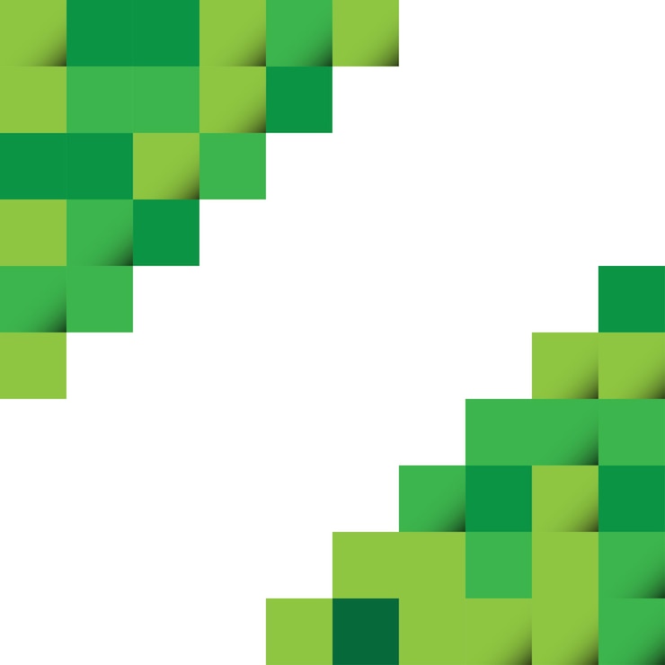 Green abstract squares Background design for poster flyer cover brochure Vector illustration