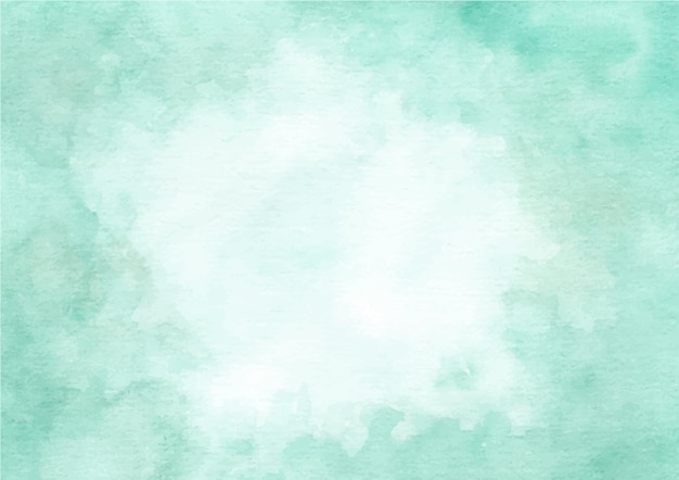Green abstract texture background with watercolor
