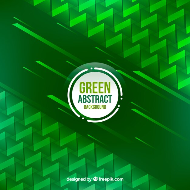 Green background in abstract style