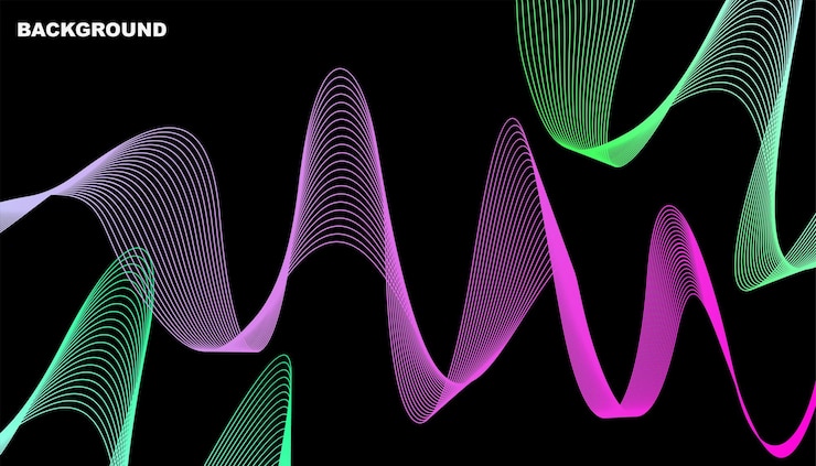 Free Vector green background colorful modern design
