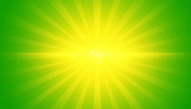 Green background with abstract flare effect design vector