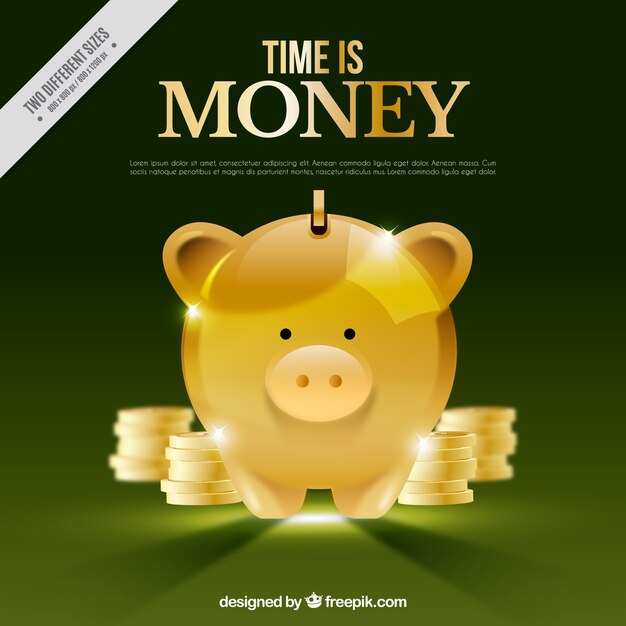 Gold piggy bank, Illustration - Stock Image - F012/7079 - Science Photo  Library