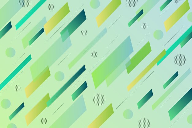 Free Vector green background with green shapes