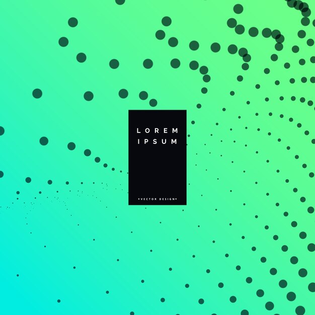 green background with particle effect design
