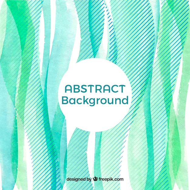 Free vector green and blue background with wavy shapes