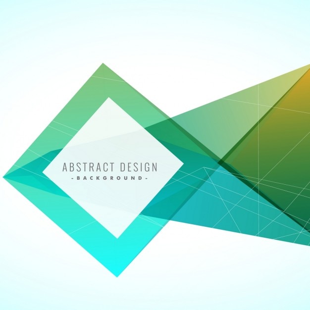 Green and blue polygonal geometric background