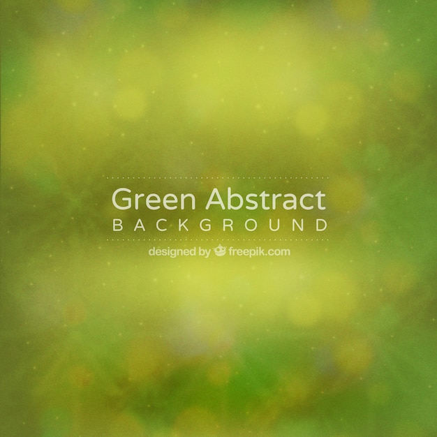 Free vector green bokeh background