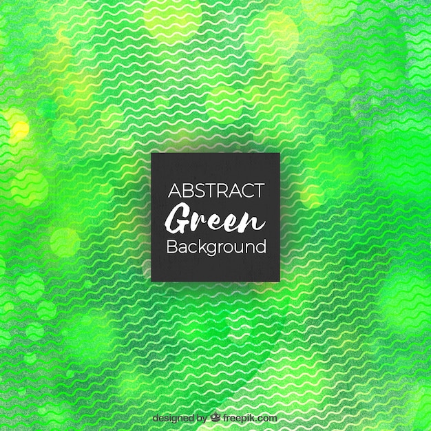 Free vector green bokeh background