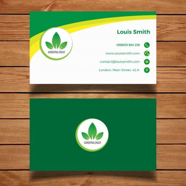 Green business card