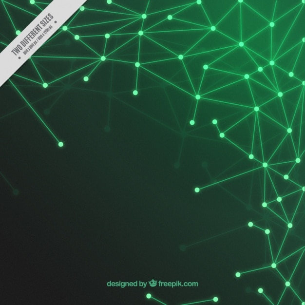 Free Vector green circuit background