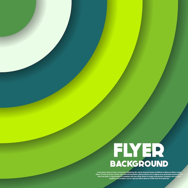 Green circumference background design