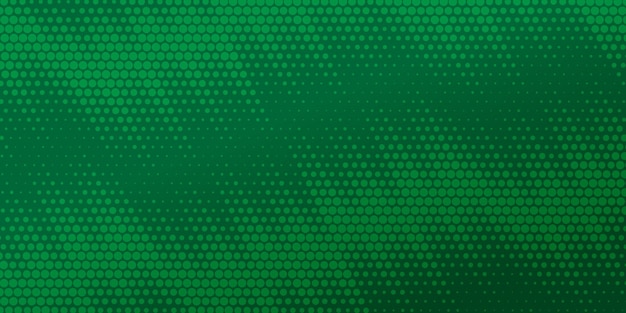 Free vector green comics halftone background