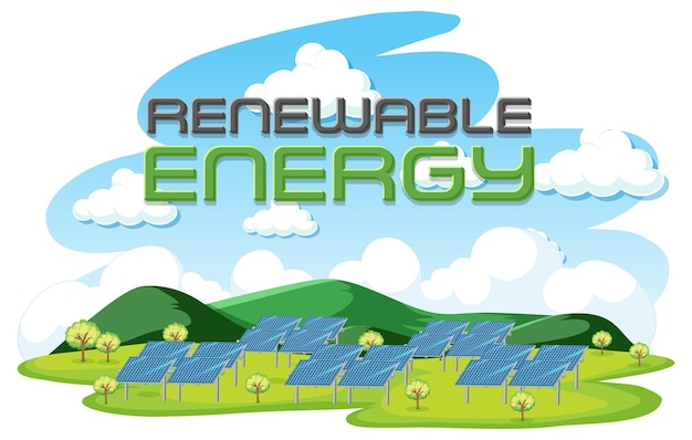 Зеленая энергия, генерируемая солнечными батареями