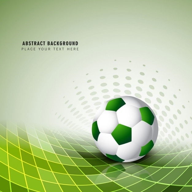 Free vector green football background