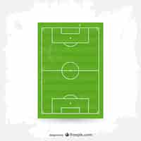 Vettore gratuito grafica campo di calcio vettore libero