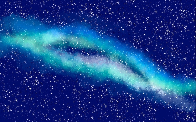 Green Galaxy background