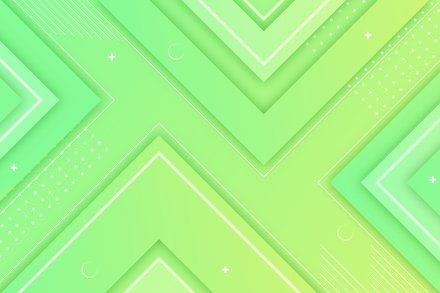 Free vector green geometric abstract background