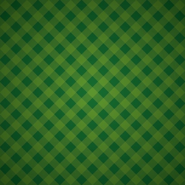 Free vector green geometric background checkered textile mosaic