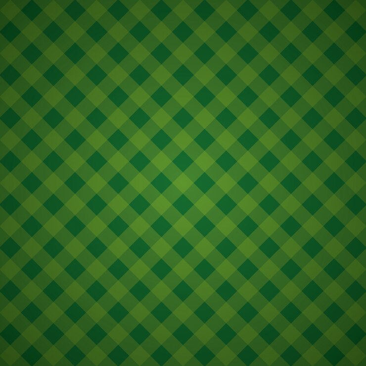 Free Vector green geometric background checkered textile mosaic