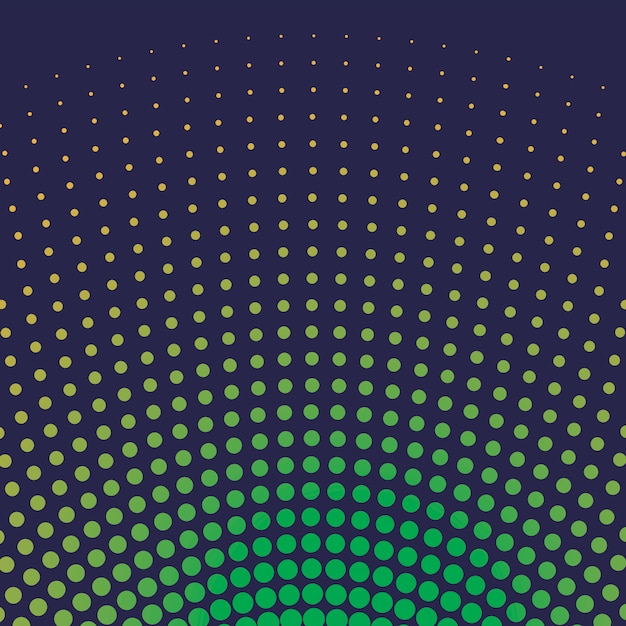 Free vector green gradient halftone background vector